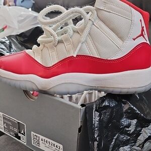 Jordan Kids' Sneakers in Red and White
